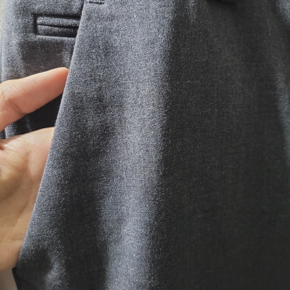 Loft | Grey Julie Trouser Work Slacks Pants - Picture 4 of 5